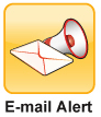 E-mail alert, e-mail alert, email alert
