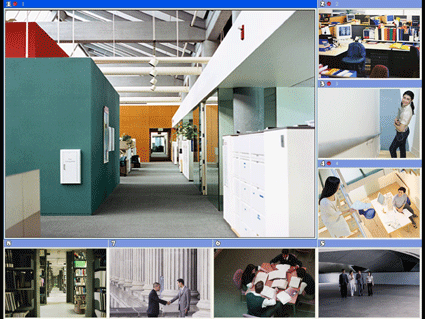 Web-based viewer, 8-CH View, 8 CH view, remote surveillance